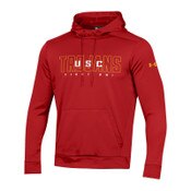 USC Trojans Men's Under Armour Cardinal Fleece Pullover Hoodie